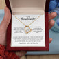 To My Soulmate | I Will Love You Until The End - Forever Love Necklace