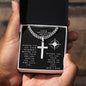 Your Adventure Begins | Cuban Chain Artisan Cross With Engraving On Back