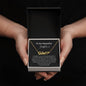 To Our Beautiful Daughter - Heart Name Necklace - Blk