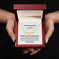 To Our Beautiful Daughter - Heart Name Necklace - White
