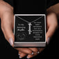 First Mother's Day Customizable Name Necklace | Black