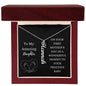 First Mother's Day Customizable Name Necklace | Black