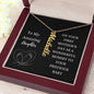 First Mother's Day Customizable Name Necklace | Black