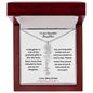 To Our Beautiful Daughter - Flower Name Necklace