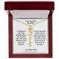 To Our Beautiful Daughter - Flower Name Necklace