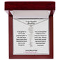 To Our Beautiful Daughter - Flower Name Necklace