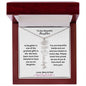 To Our Beautiful Daughter - Flower Name Necklace