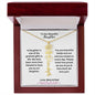 To Our Beautiful Daughter - Flower Name Necklace