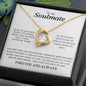 To My Soulmate | I Will Love You Until The End - Forever Love Necklace